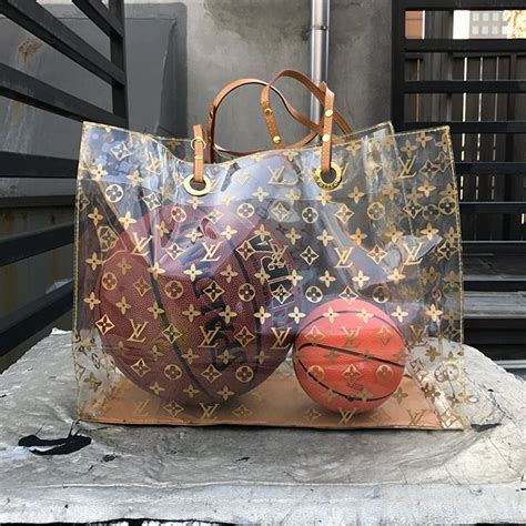 louis vuitton plastic bag